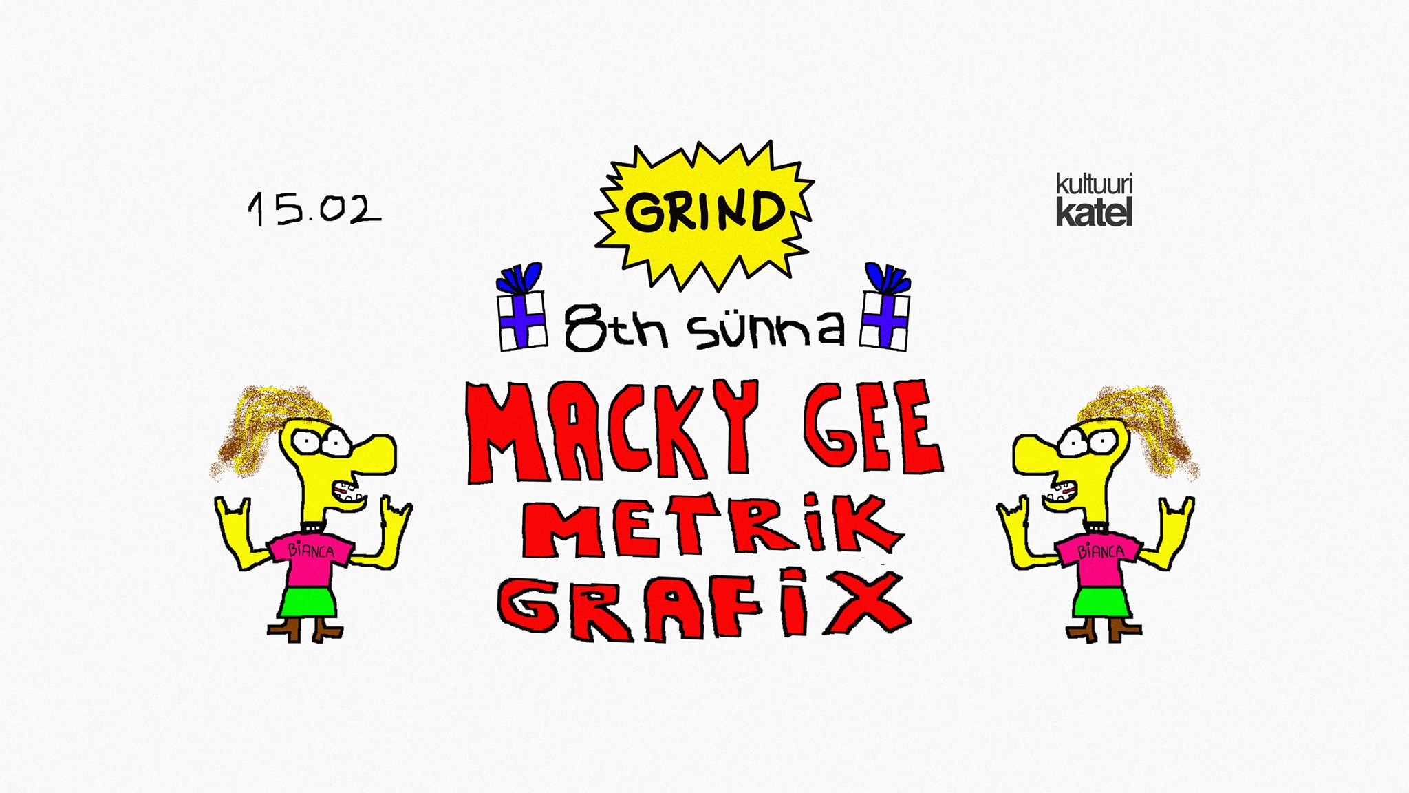 8890Grind 8th B-Day: Macky Gee, Metrik & Grafix