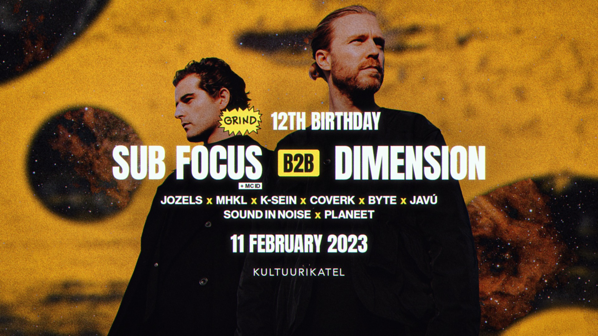 15169GRIND 12th Birthday: Sub Focus (UK) & Dimension (UK)