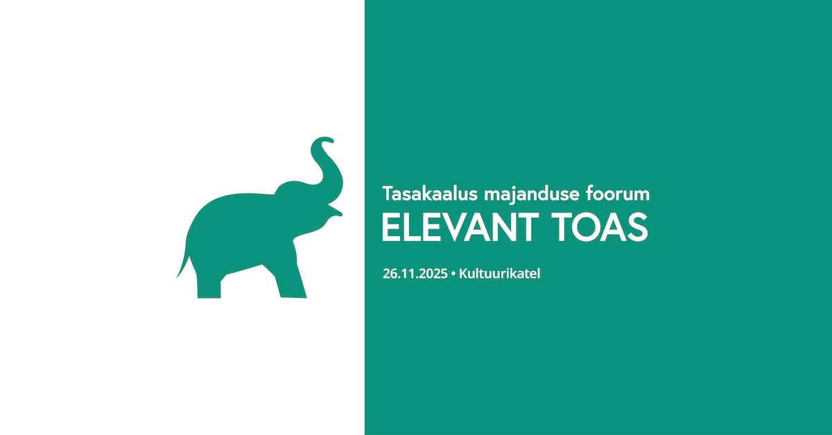 18709Tasakaalus majanduse foorum: Elevant toas