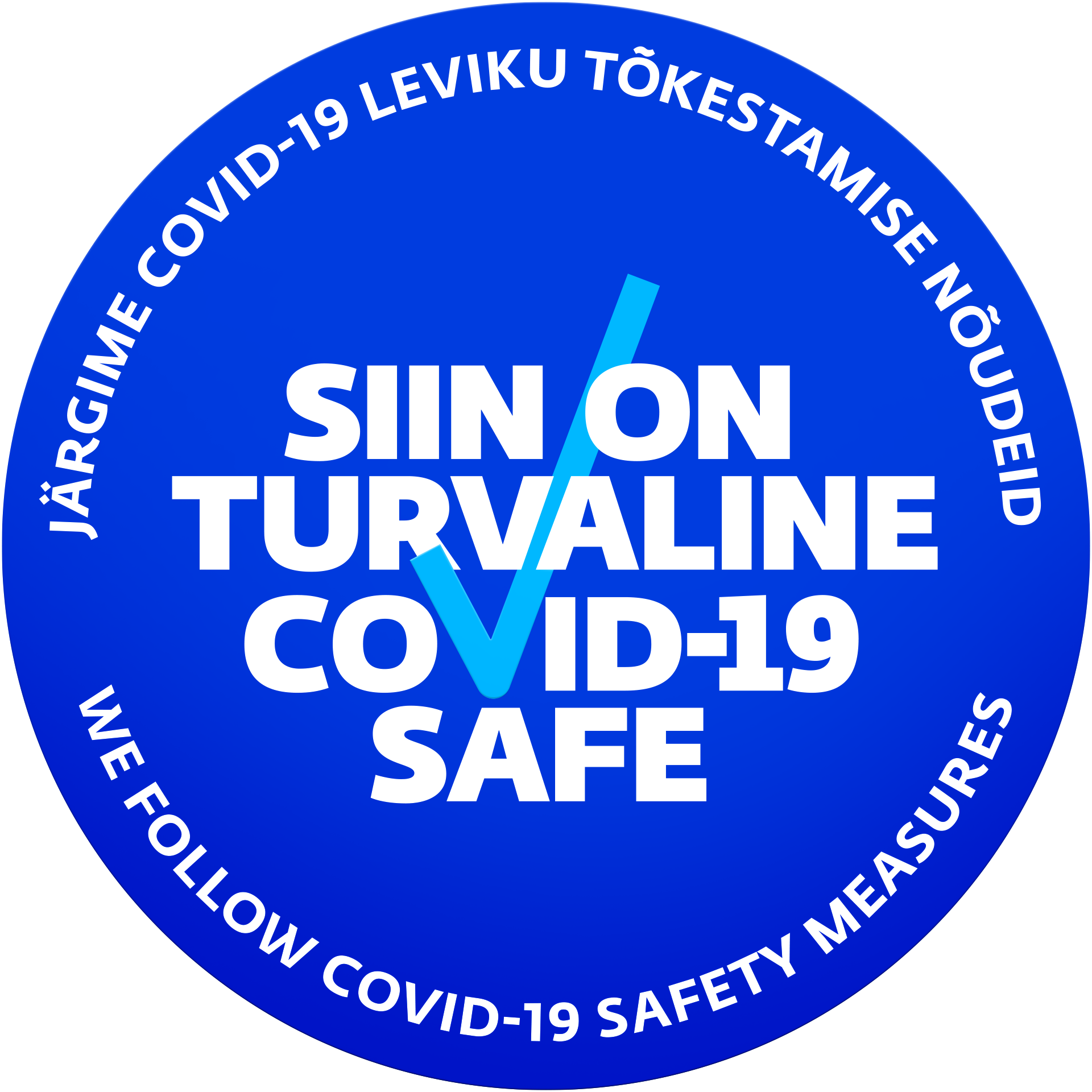We follow Covid-19 safety measures