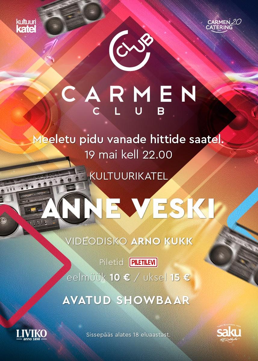 7057Carmen Club invites you to: Anne Veski on stage!